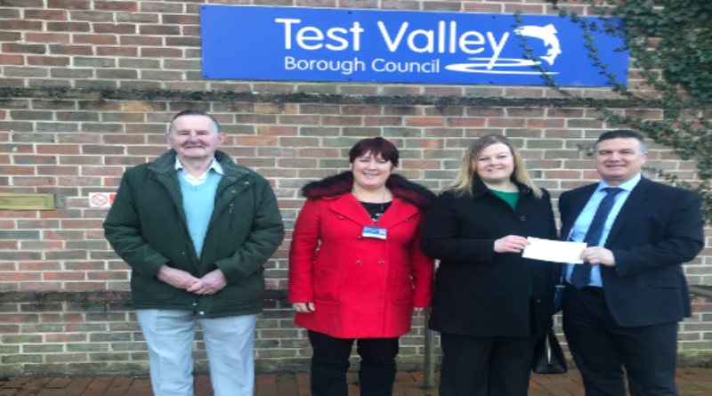 Councillor Carl Borg-Neal, presented Alison with Test Valley Borough Council’s £750 Business Incentive Grant