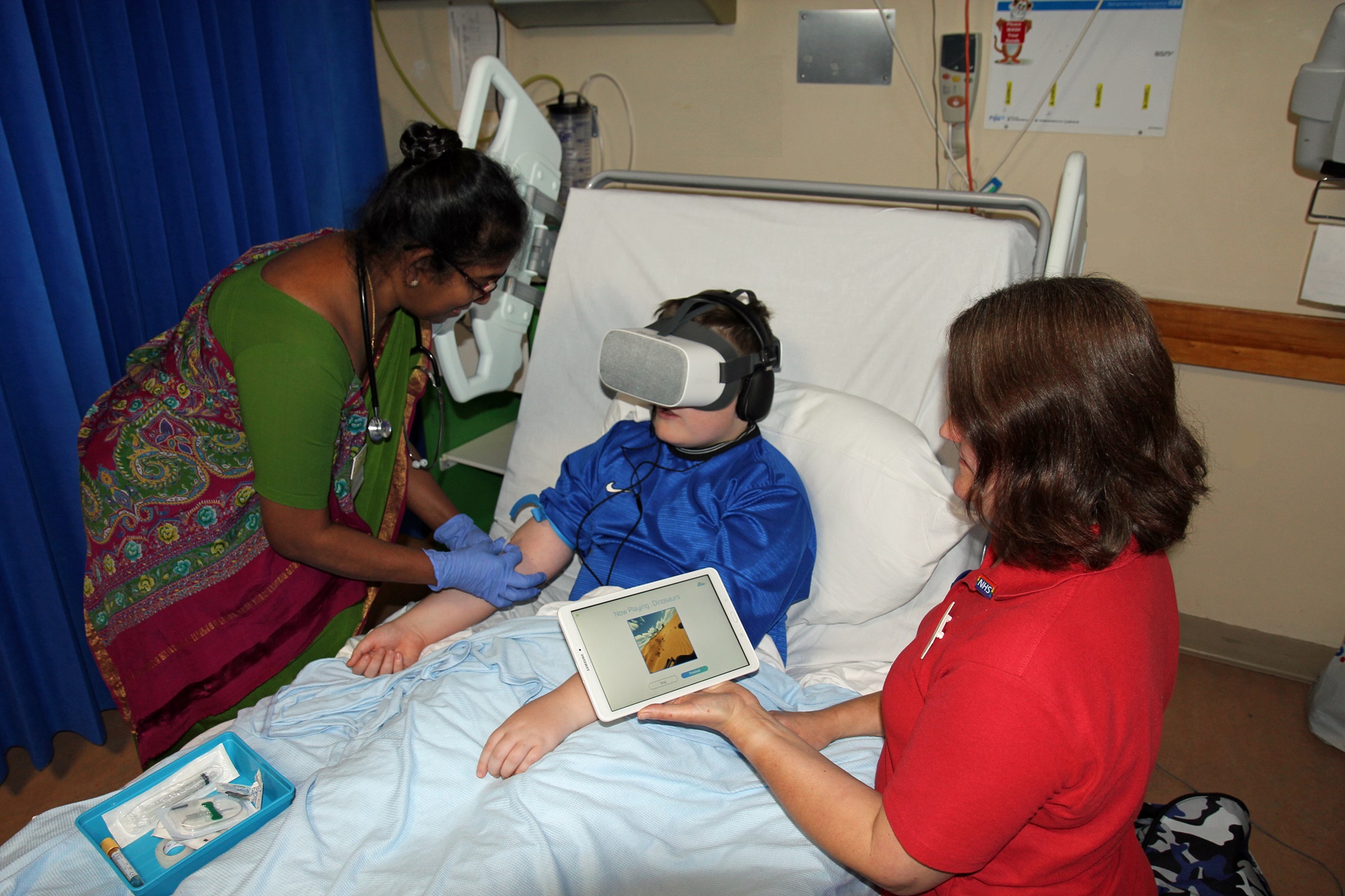 Virtual reality headsets helping children at Basingstoke hospital MLG Gazettes